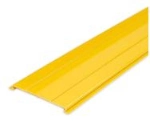 Orange / 120mm, 240mm, 360mm Channel Cable Tray Yellow PVC Fiber Runner