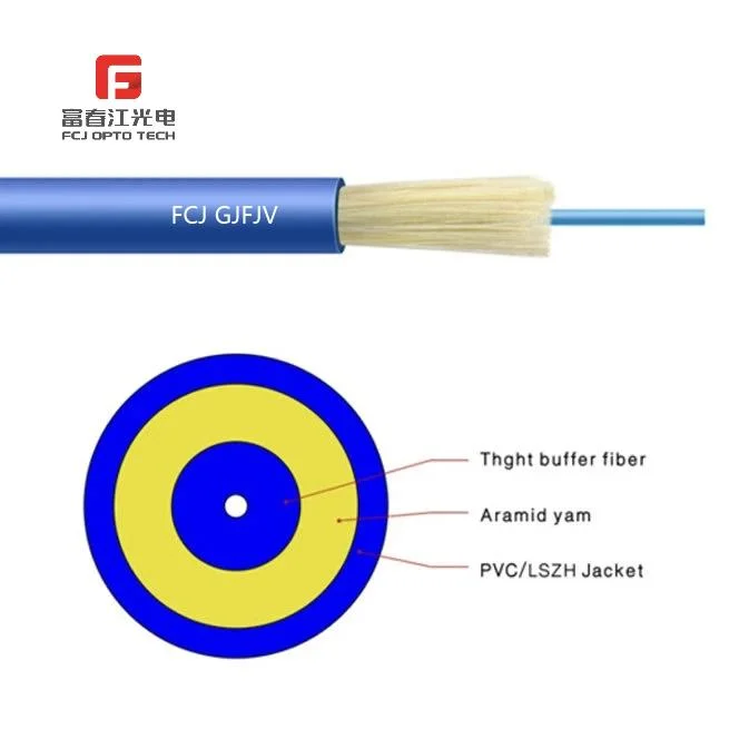 Fcj Group FTTH GJFJV Indoor Singlemode Fiber Optic Cable