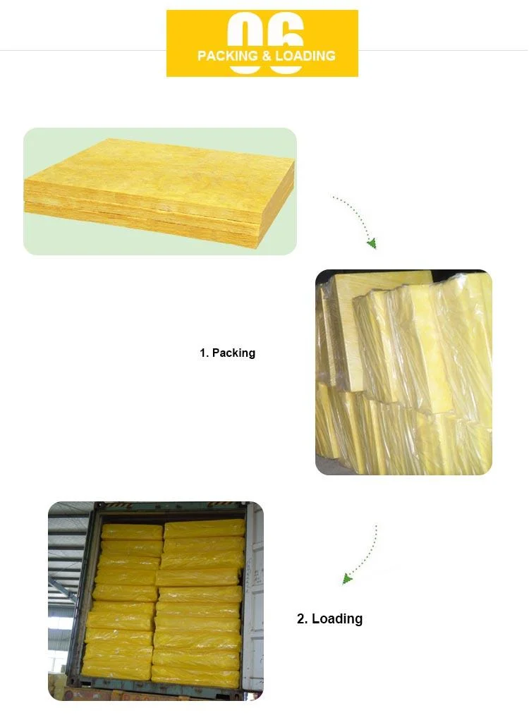 Formaldehyde Free Glass Wool Board Different Color Thermal Insulation Rolls Glass Wool