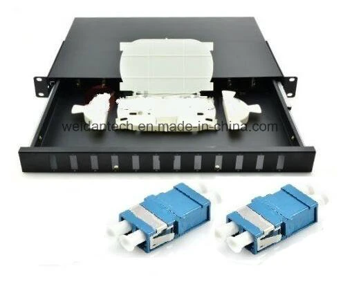 1u 19&quot; 24 Ports Rack Mount Fiber Optical Patch Panel