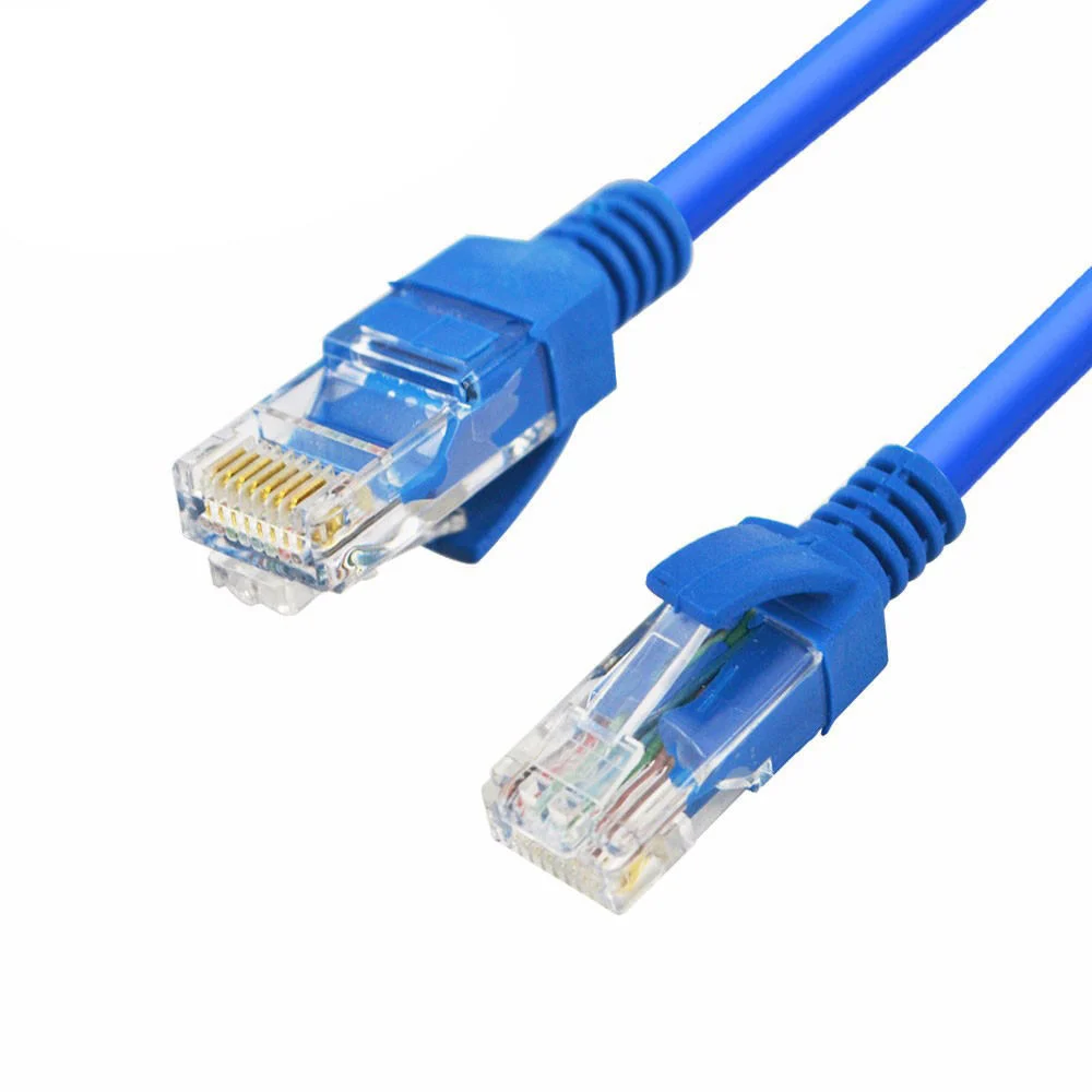 Factory Supply Cat5 CAT6 Cat7 UTP FTP RJ45 4 Pairs 24/26AWG OFC/CCA Patch Cord Ethernet Jumper Cable