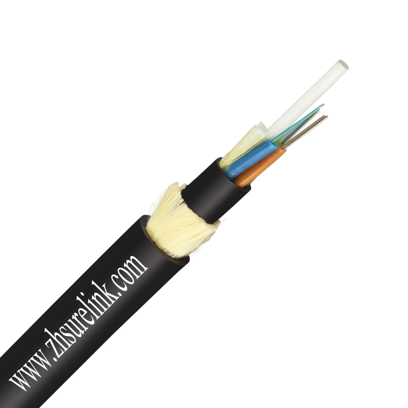 Surelink 48 Core GYTA53 Cable Direct Buried Fiber Optic Cable Underground PE Double Jacket Cable GYTA53