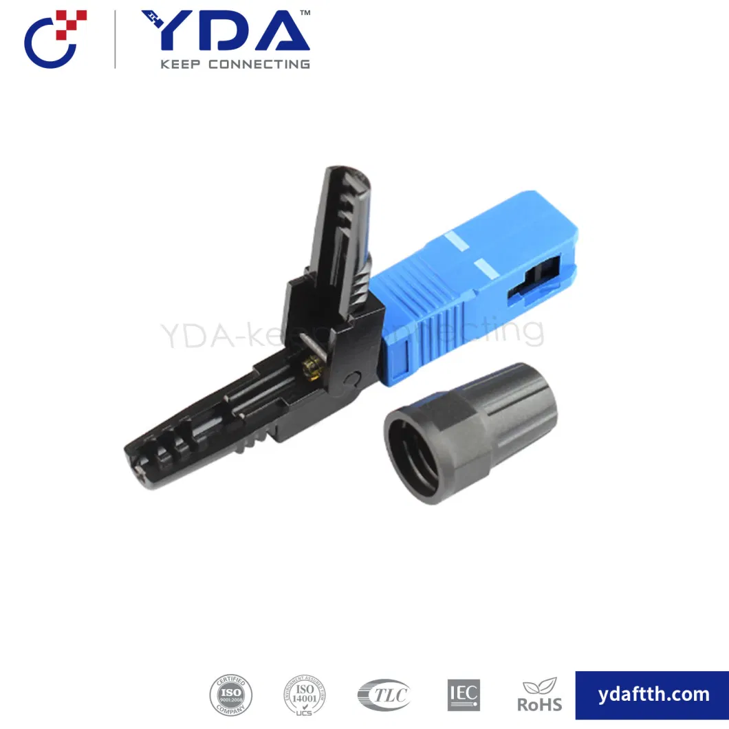 High Performance Sc LC Upc APC FTTH Optical Fiber Fast Connector