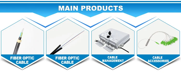 Efon FTTH Drop Cable Micro ADSS Tight Buffer Fiber with TPU Sheath Gjyfju