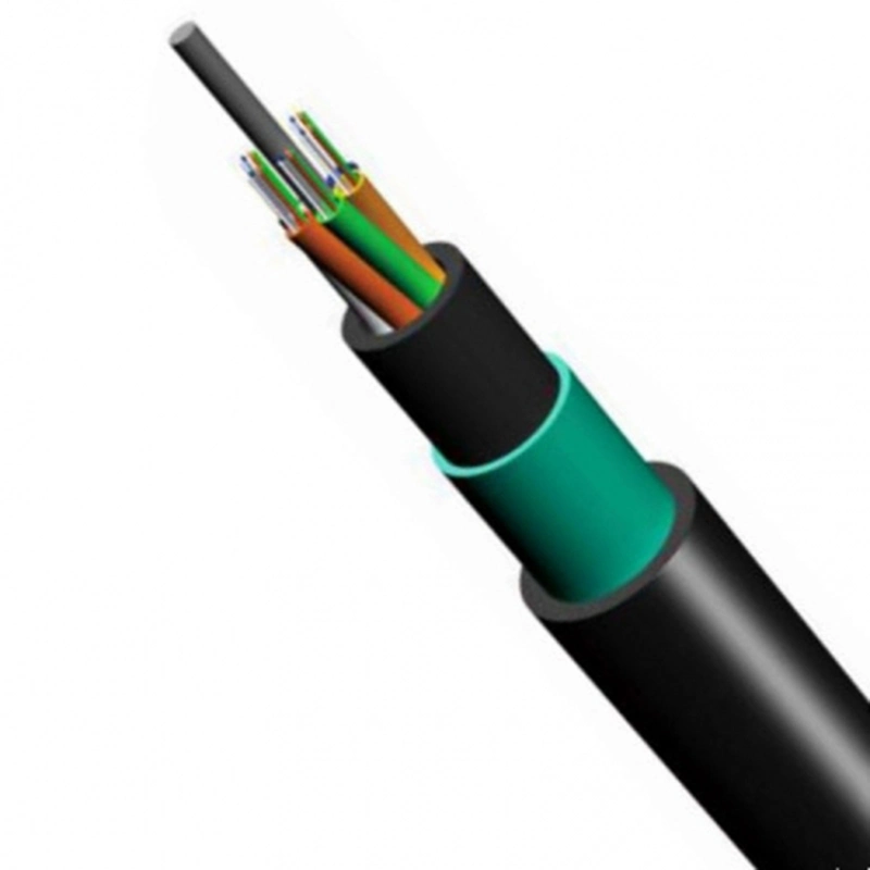 Underground Outdoor Multi Mode 2/4/6/8/12/24/48/96/128/288 Core Armored Cable GYTY53 Fiber Optic Cable