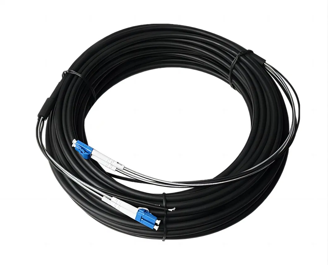 Gyfjh Fiber Cable Patch Cord Single Mode Waterproof Duplex LC Connector