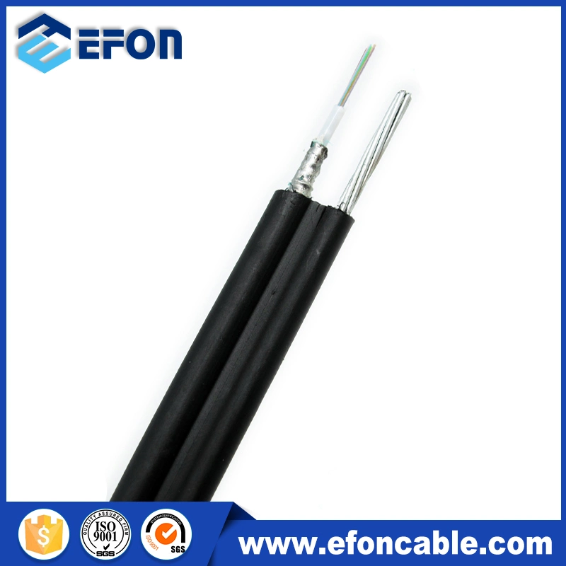 Figure 8 Type Self-Supporting Armored Outdoor 12 Core Optical Fiber Cable for Aerial