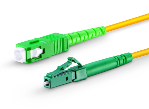 Fiber Optic Patch Cable Fiber Patch Cord with APC Polishing Type LC-Lsh Connector Simplex Cable 3.0mm LSZH