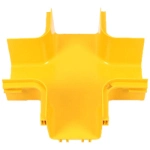 Orange / 120mm, 240mm, 360mm Channel Cable Tray Yellow PVC Fiber Runner