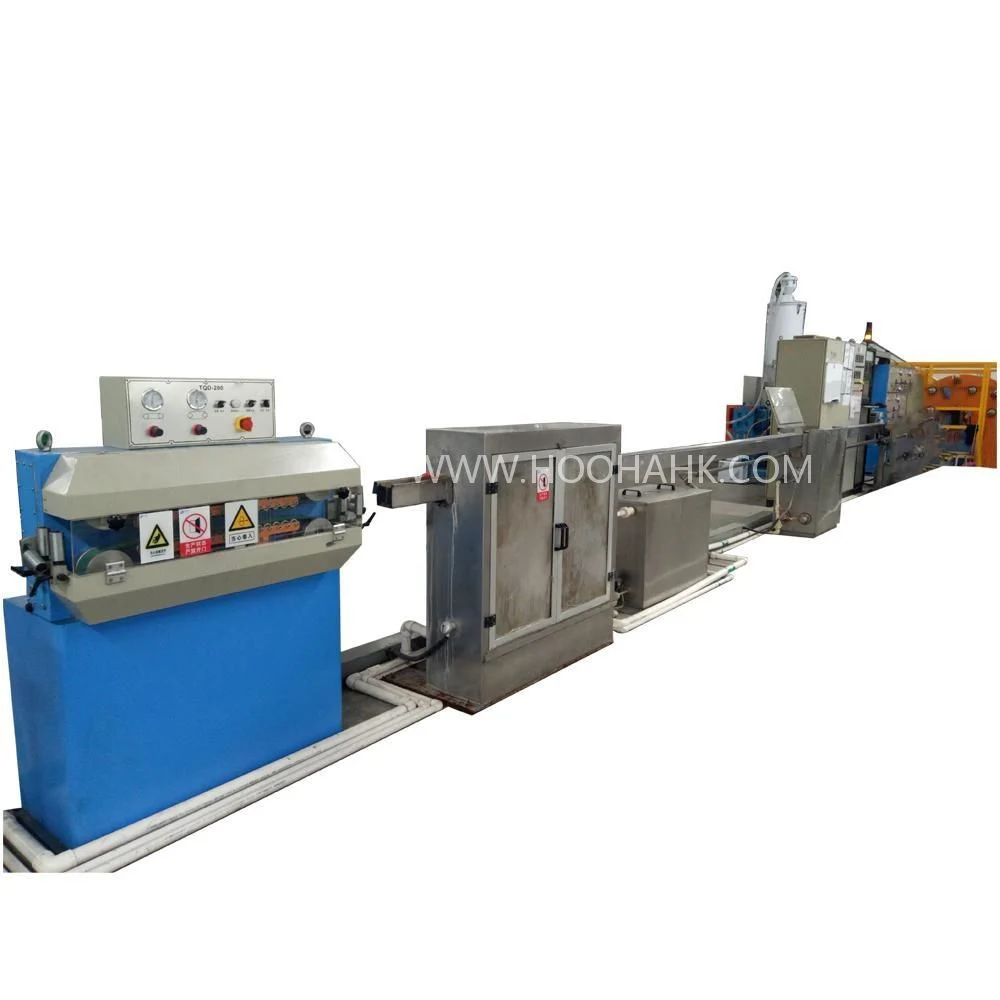 Outdoor Optic Fiber Cable 12 Cores Loose Tube Extrusion Machine Line