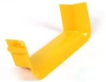 Orange / 120mm, 240mm, 360mm Channel Cable Tray Yellow PVC Fiber Runner