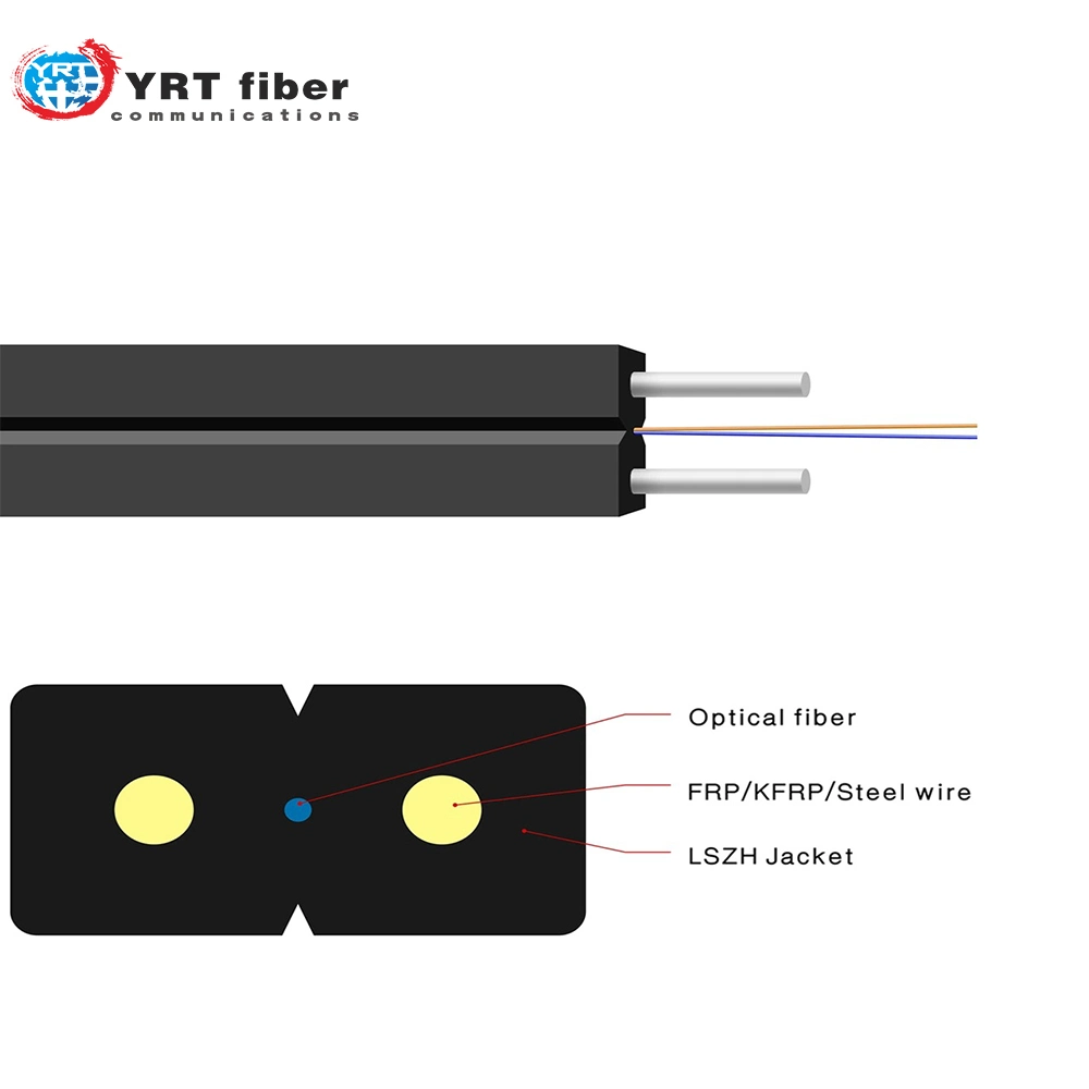 Self-Supporting Bow-Type Drop Multicore Fiber Optical Cable Gjxh