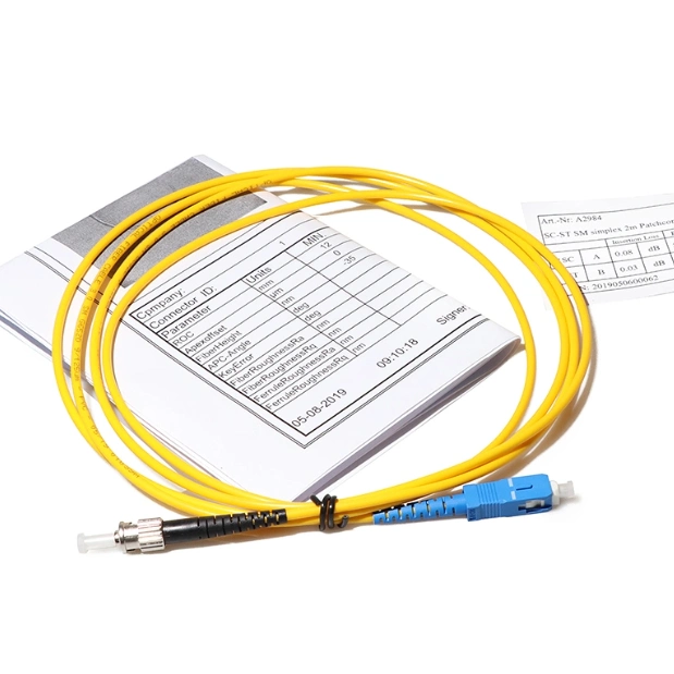 Fiber Optic Equipment Sc LC St FC Fiber Optic Patch Cord Fiber Patchcord Jumper Cable