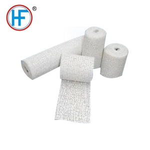 Mdr CE 7.5cmx2.7m Hf Factory Sale Gypsum Bone Fracture Fiber Cast Tape Plaster of Paris Bandage