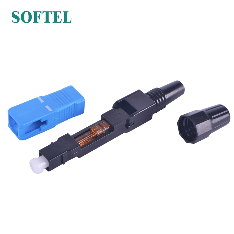 FTTH Field Sc Upc Fiber Optic Fast Connector for Drop Cable