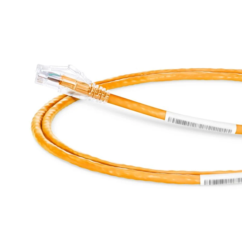 Factory Supply Cat5e 1.5m UTP RJ45 4 Pairs 24AWG OFC/CCA Patch Cord Cable, Orange