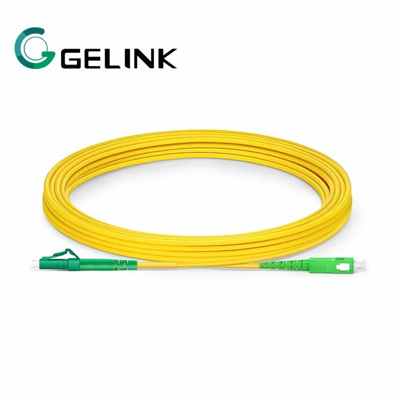 High Quality Fiber Optical Cable LC/APC-Sc/APC Single Mode Simplex 5m Fiber Optic Patch Cord