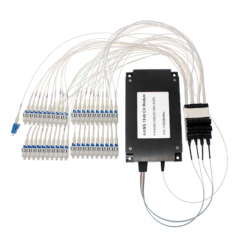 FTTH Fiber DWDM Filter 1-40CH Mux/Demux Athermal AWG Module 40 Channel Aawg