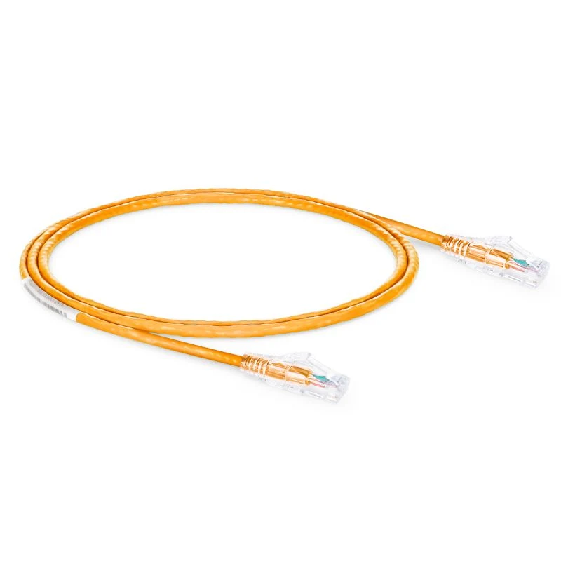 Factory Supply Cat5e 1.5m UTP RJ45 4 Pairs 24AWG OFC/CCA Patch Cord Cable, Orange