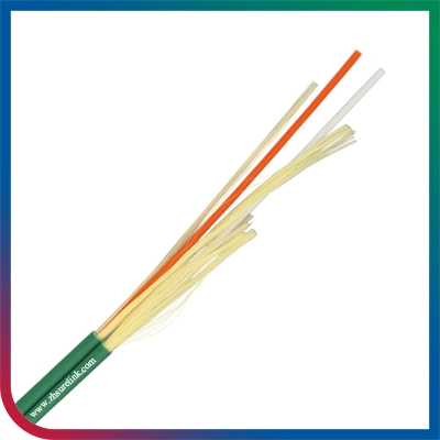 Indoor 2 Core Optical Fiber Duplex Zipcord Fiber Optic Patch Cord Cable