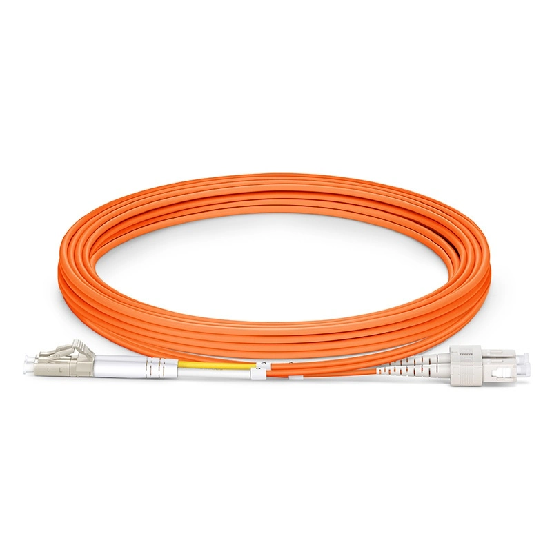 LC-to-Sc Duplex Om1 Multimode 2.0mm Fiber Optic Patch Cable, 3m
