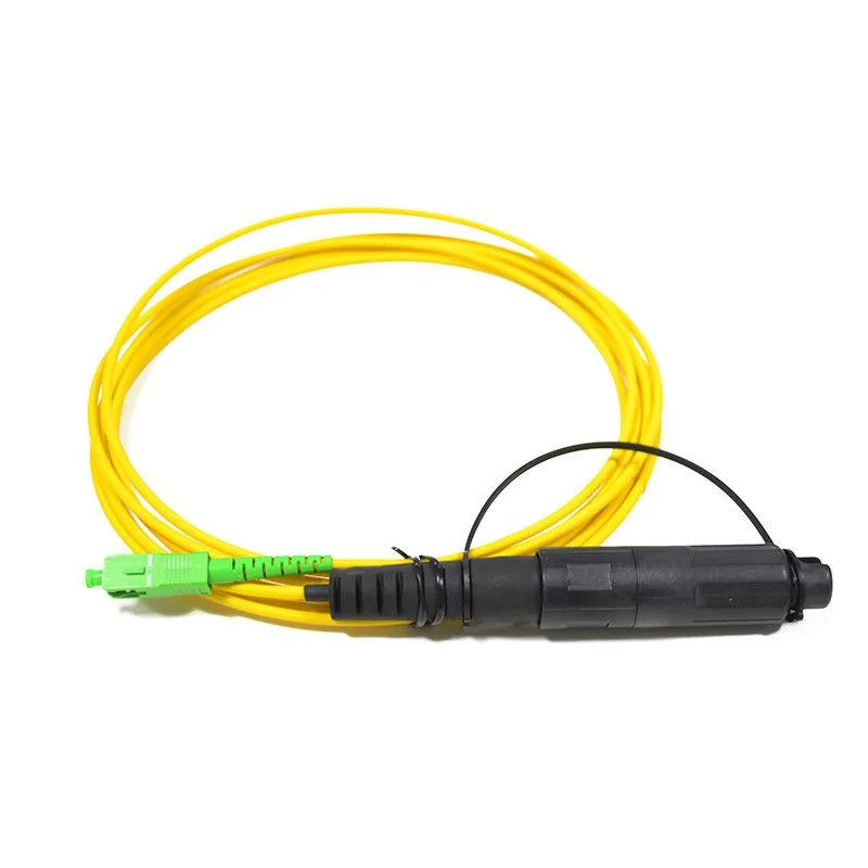 Optical Fiber Pre Terminated Simplex Fiber Optic Patch Cable Corning Optitap Mini Sc APC to Sc/APC