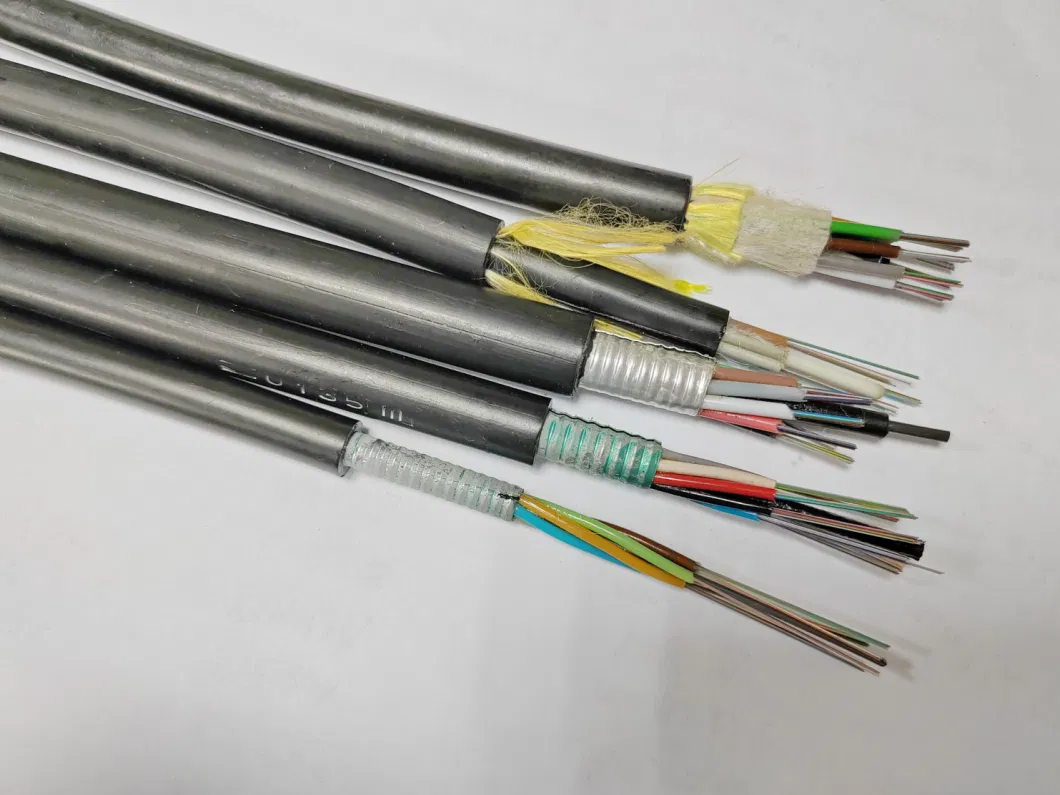 Direct Bury Underground 24 Core GYXTW Optic Fiber Cable