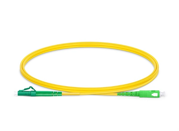 Fiber Optic Patch Cable Fiber Patch Cord with APC Polishing Type LC-Lsh Connector Simplex Cable 3.0mm LSZH