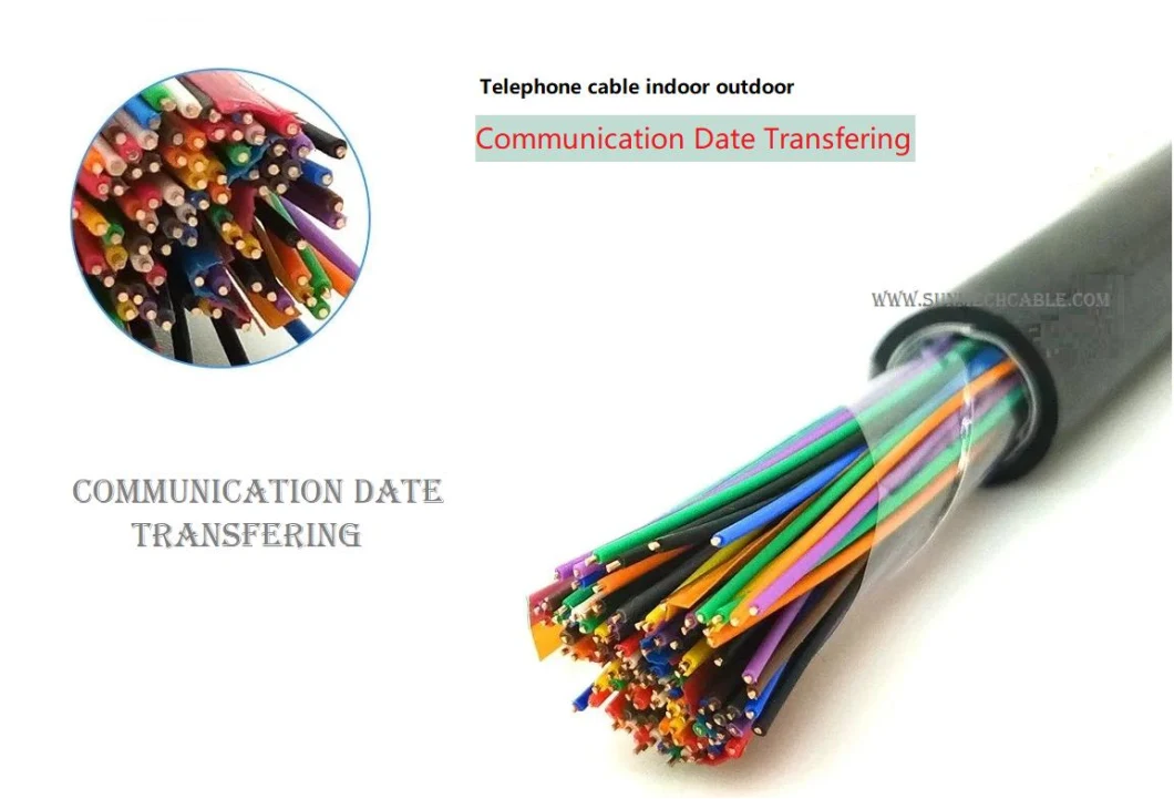 Cat3 Bare Copper/Bc Telephone Communication Indoor/Outdoor Wire Drop Wire Flat Telephone Cable CCS Telephone Cable