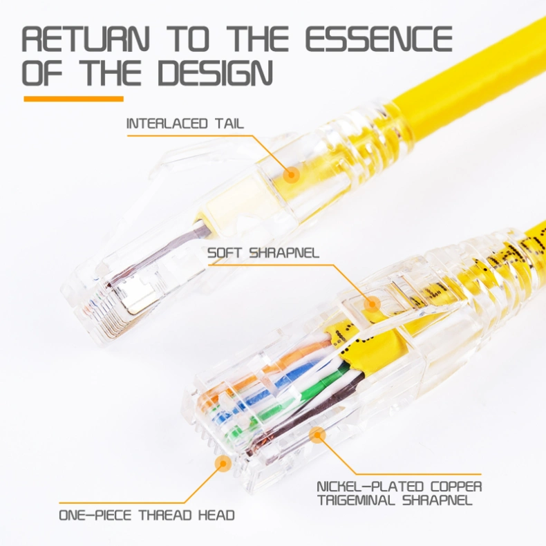 28/26/24 Cat5e CAT6 Patch Cord for Network Communication