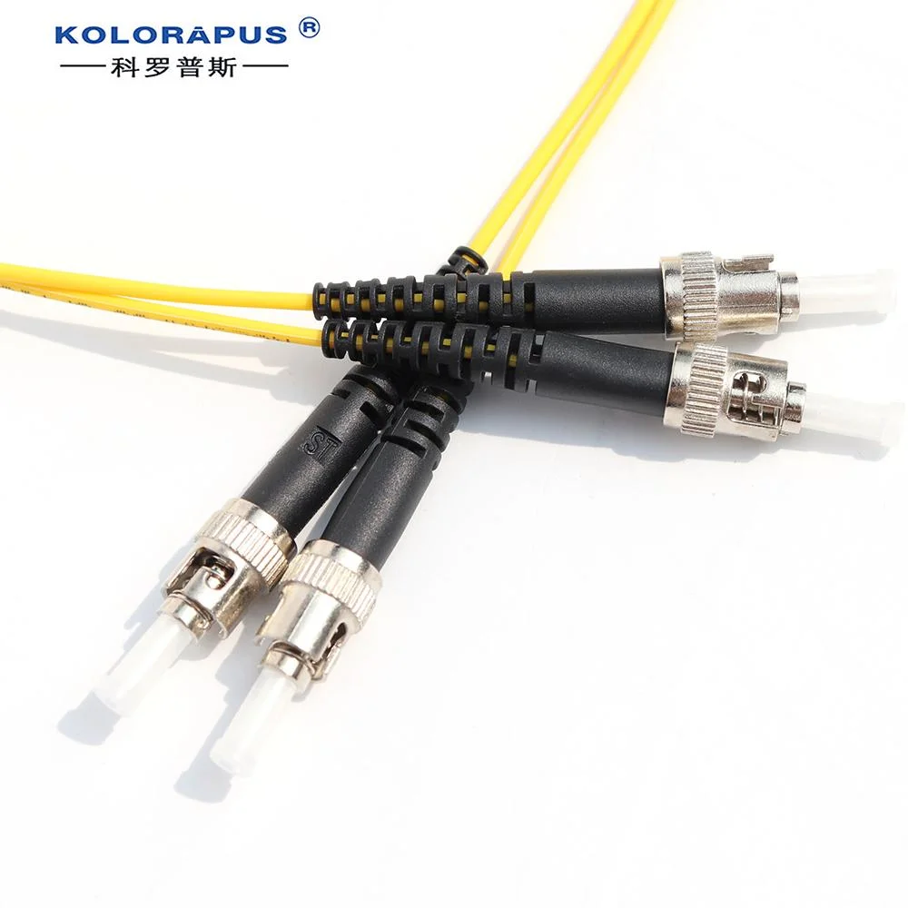St-St Single-Mode Duplex Fiber Optic Patch Cable 3m