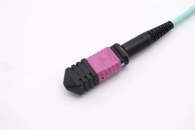 Optical Fiber MTP MPO Cable, MTP MPO Patch Cable 12 Fiber Om3 Om4 50/125um Plenum Rated 40g/100g High-Density Connections