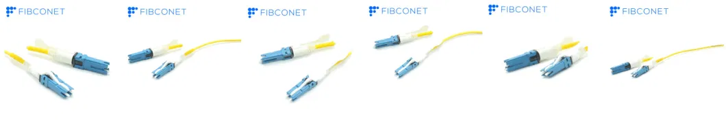 Fiber Optic Single Mode CS Connector and Patch Cable Assembly