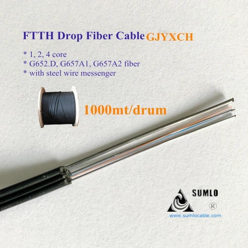 4core Optical Fiber Cable for FTTH/FTTX Drop Line