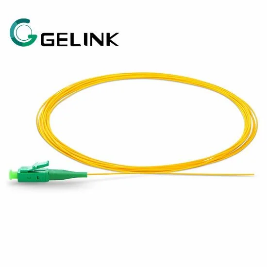 LC APC Simplex OS2 Single Mode LSZH 0.9mm Fiber Optic Pigtail