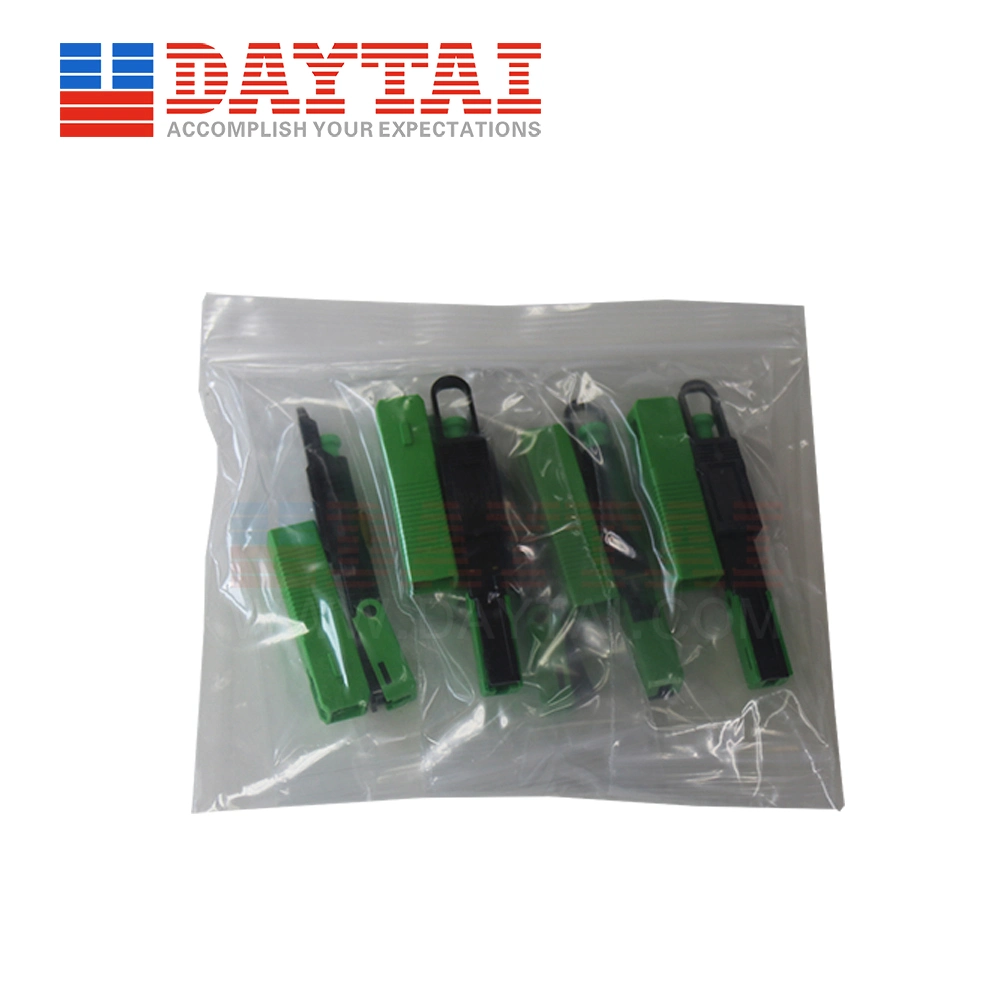 Repeated Use FTTH Solution Products Quick Connector Sc APC Upc Fiber Optic Fast Connector