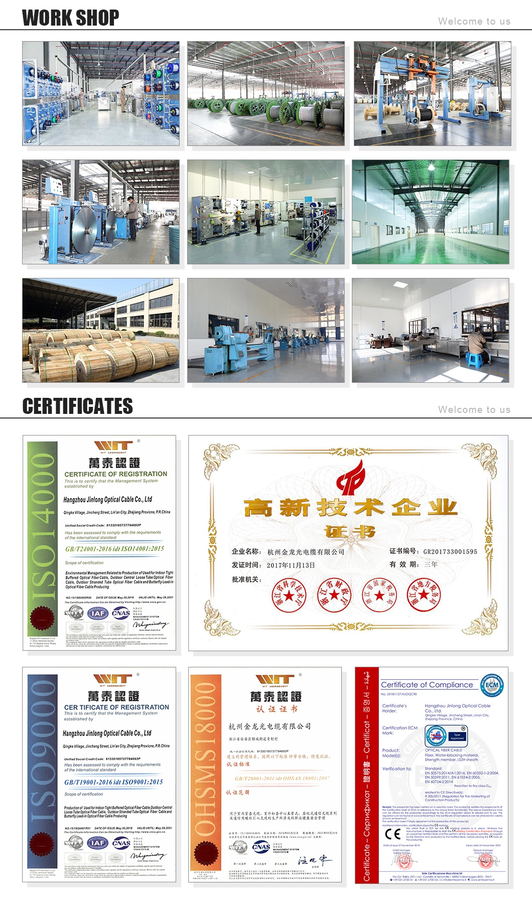 1-4 FTTX Used in Door Network Installation Fiber Optic Cable