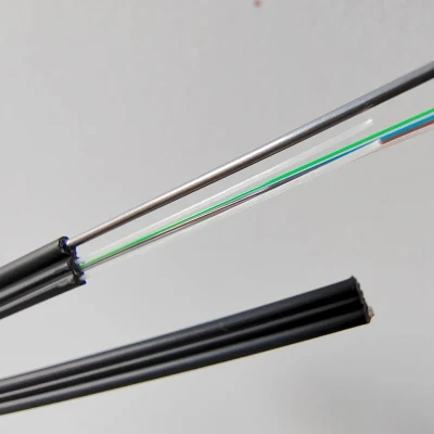 Cable de fibra óptica de caída tipo arco de 1/2 núcleos al aire libre