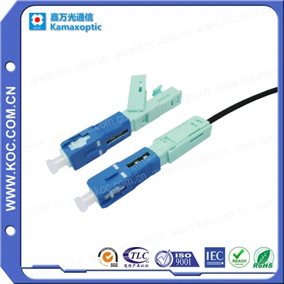 Conector de fibra óptica de instalación rápida de cable SC Drop