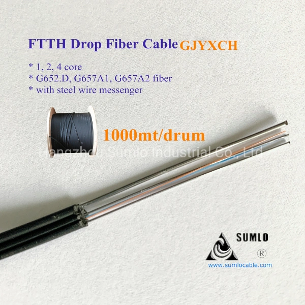 Drop Fiber Cable for FTTH Network (GJXFH GJXH)