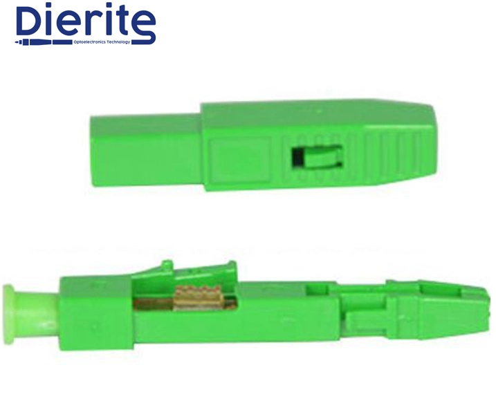 LC APC Singlemode Pre-Polished Ferrule Field Assembly Connector Fast Quick Connector for FTTH