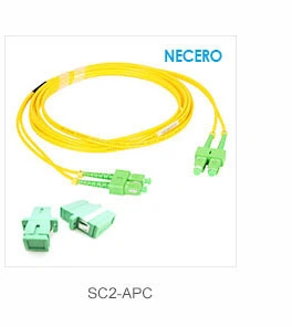 3meter (10FT) MTP -MTP Male Connector 12 Fibers Sm Trunk Fiber Optic Patch Cord Cable, Type a, LSZH, Yellow Jacket