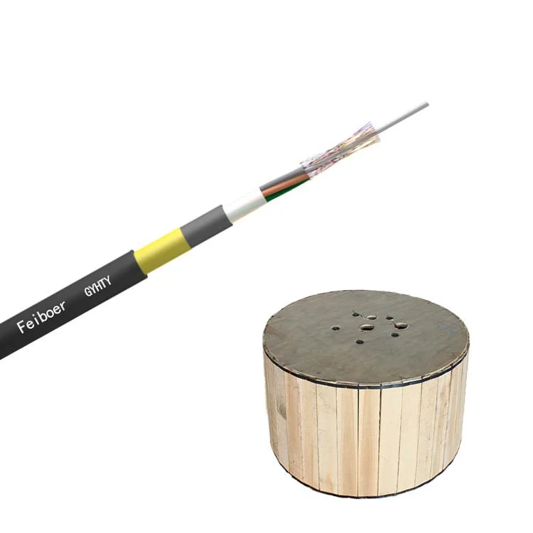 High Srength GYXTW ADSS 4 8 24 12 48 96 72 Core Gyxtc8y Fiber Optic Cable Price Per Meter with Wooden Drum