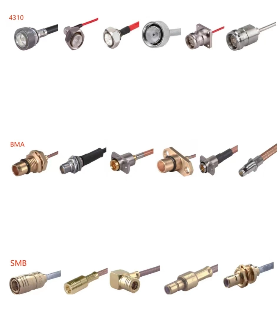 Factory Price Bma Male Adapter RF Coaxial Connector for Cable Antenna Connection