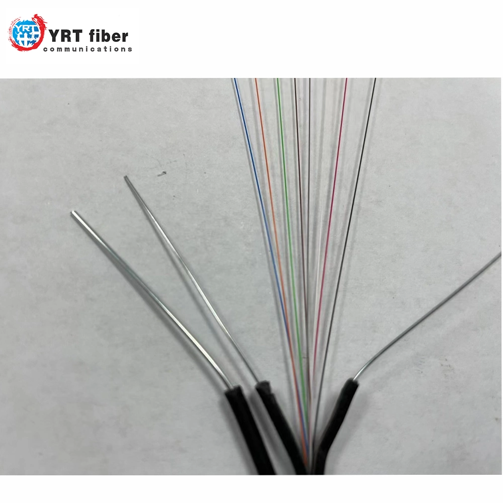 Self-Supporting Bow-Type Multicore FTTH Drop Cable with G657A2 Fiber Galvanized Steel