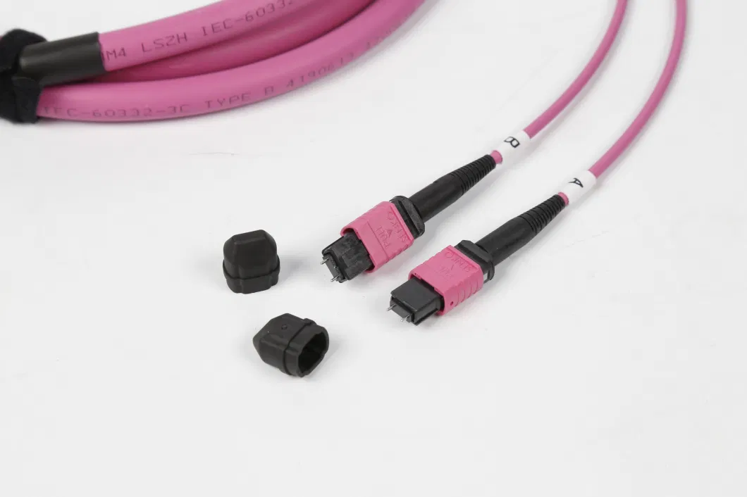 China 2//8/12/16/24 Core MPO/MTP LC/Sc/St/FC/Mu Connector FTTH Network Indoor Outdoor Armoured Drop LSZH PVC Fiber Optic Optical Patch Cord Pigtail Jumper Cable