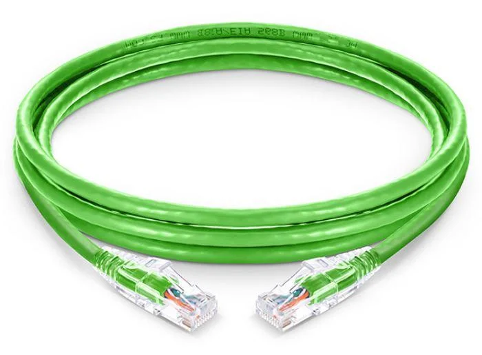 Cat5e Snagless Unshielded (UTP) PVC Cm Ethernet Network Patch Optical Fiber Cable Green