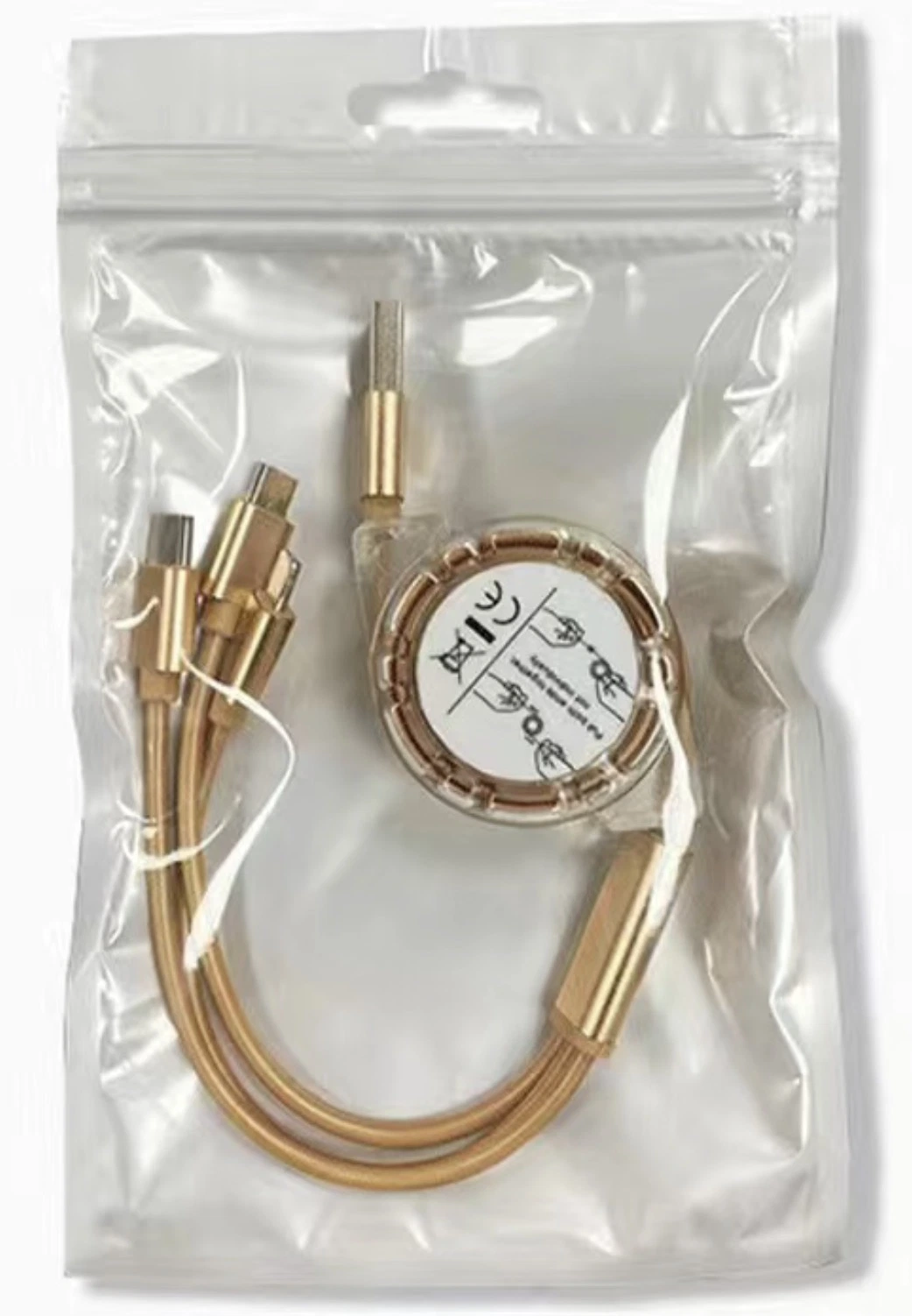 Advertising Logo Telescopic Type-C for Apple Android 3in1 Charging Unit Cable