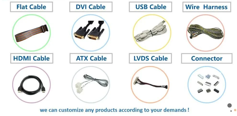 Manufacturer of Lvds Screen Cable TV Advertising Machine Laptop Equipment High-Definition LCD Screen Cable