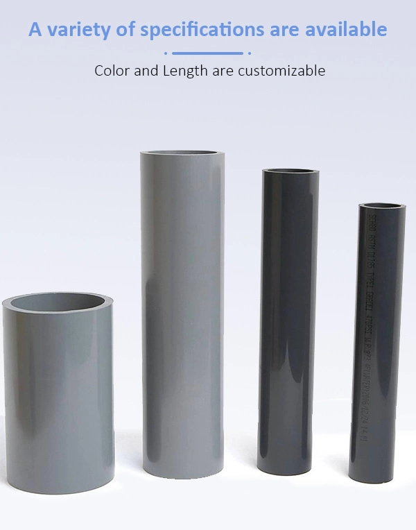 Environmentally-Friendly 1.25 MPa DN 40mm UPVC Pipes for Drainage Hot Sale